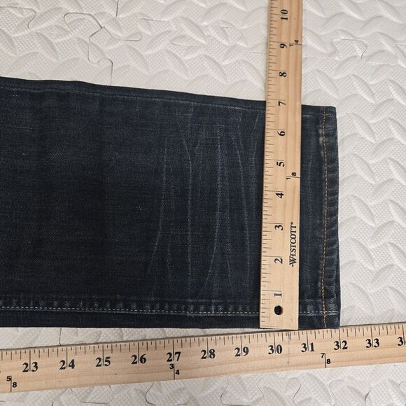 Ralph Lauren Thompson 650 Jeans Size 31 (34x32) Straight Leg Broken In Look - Picture 12 of 13